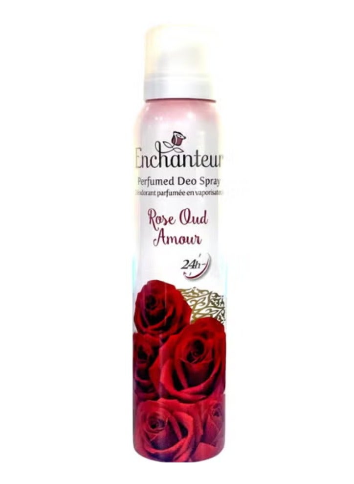 Enchanteur Perfumed Deodorant Rose Oud -150 Ml