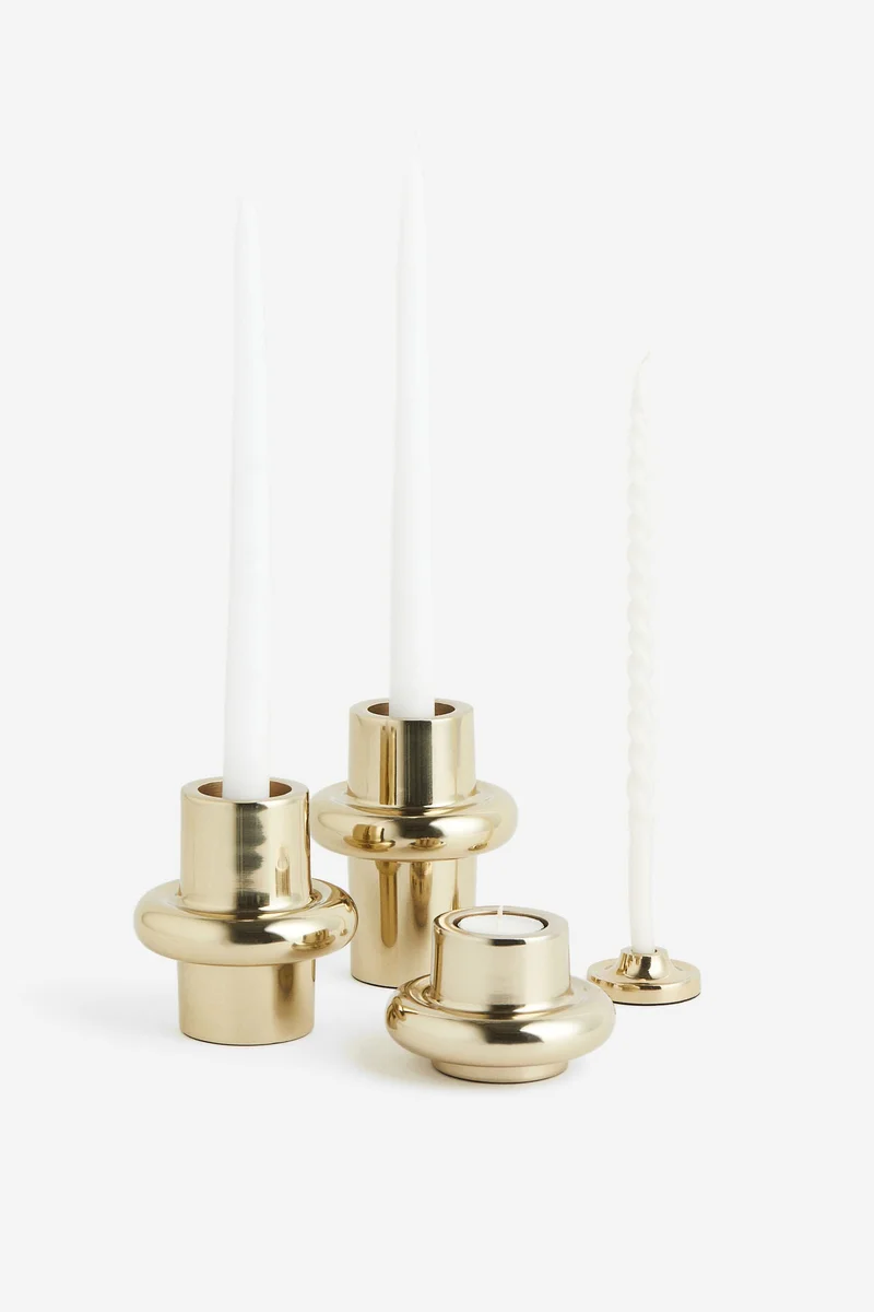 H&M Tall metal candlestick