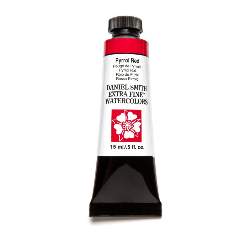 Daniel Smith Extra Fine Watercolor 15ml Paint Tube, Pyrrol Red - Image 5
