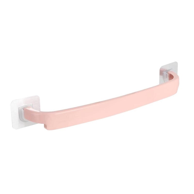 V2H Bathroom Hand Towel Holder No Drill Single Towel Rod Rack Hanging Bath Towel Shelf Bathroom Towel Hanger for Hotel Home(Set of 2) - Image 1
