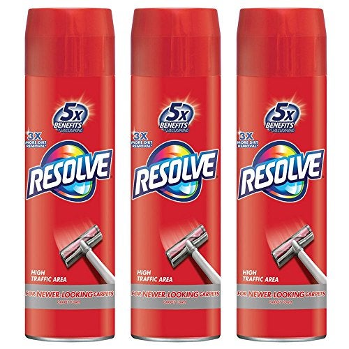 Resolve High Traffic Carpet Foam, 22 oz Can, Cleans Freshens Softens & Removes Stains (Pack of 3) - Image 4