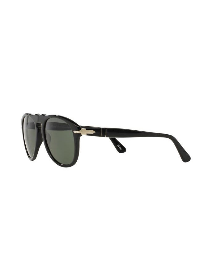 Persol Men's Green Crystal Lens Sunglasses 52-20-135 mm, PO0649, Black, One Size - Image 3