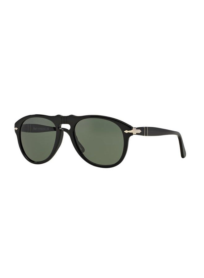 Persol Men's Green Crystal Lens Sunglasses 52-20-135 mm, PO0649, Black, One Size - Image 2