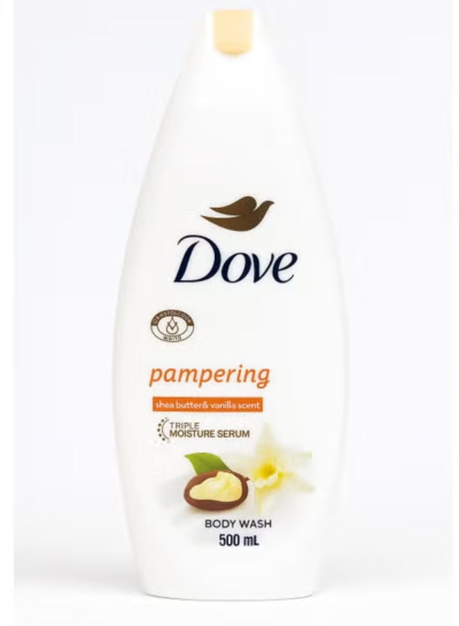Dove Purely Pampering Shea Butter And Warm Vanilla Body Wash 500 ML - Image 1