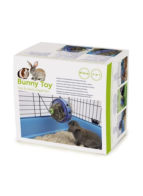 Savic Bunny Toy Feeder for Rabbits, Guinea Pig, and Small Pets, Bunny Toy is Hay, Salad, and Treat Dispenser All in One, Safe to Use Animal Activity Toy