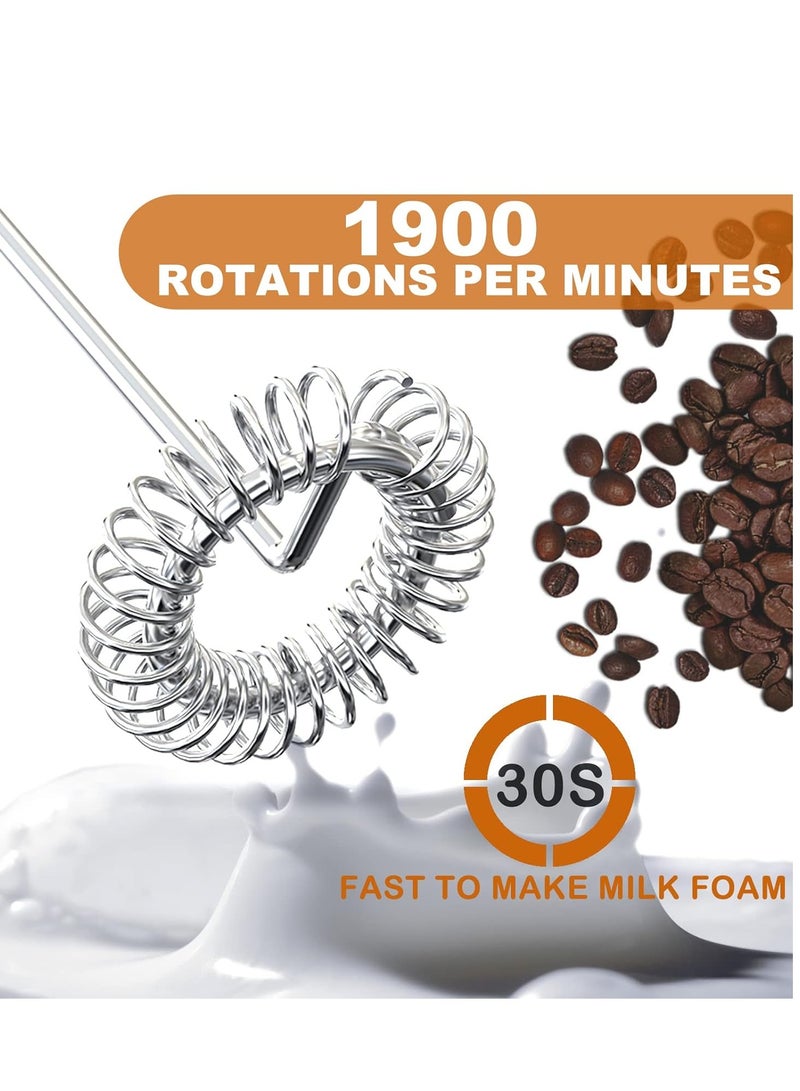 نجوى صانعة رغوة كهربائية محمولة باليد تعمل بالبطارية، خلاط مشروبات للكابتشينو، قهوة مضادة للرصاص، لاتيه وفرابيه وماتشا - Image 2