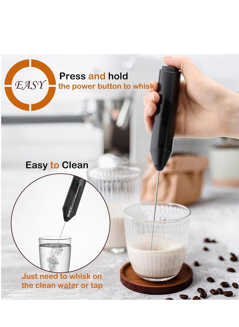 نجوى صانعة رغوة كهربائية محمولة باليد تعمل بالبطارية، خلاط مشروبات للكابتشينو، قهوة مضادة للرصاص، لاتيه وفرابيه وماتشا - Image 3