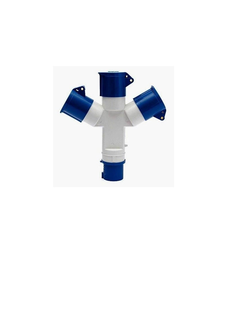 Industrial 3 PIN Plug to 3 Way Socket 220V 16 A  - Image 2