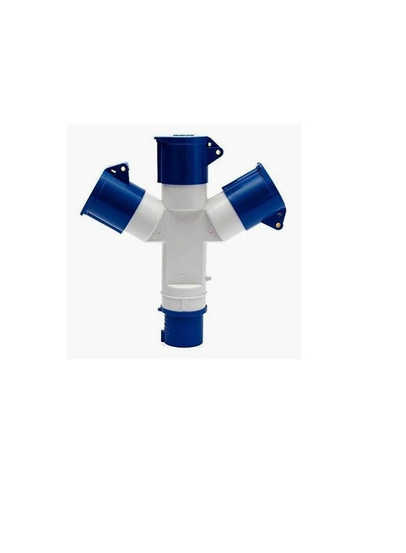Industrial 3 PIN Plug to 3 Way Socket 220V 16 A  - Image 3