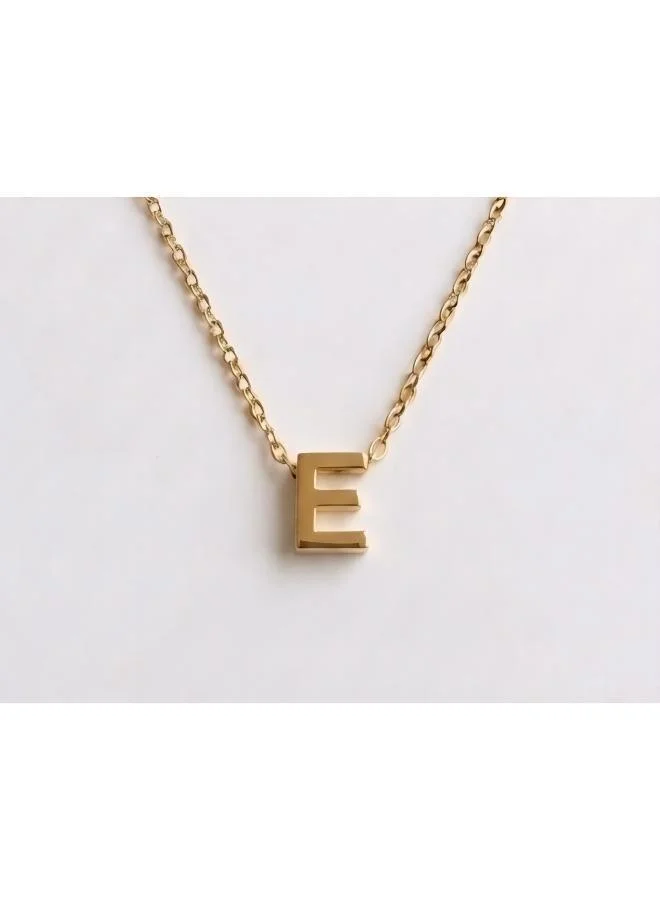 روفو Initial E Pendant Necklace