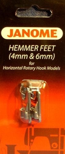 Janome Janome TopLoad  Hemmer Foot Set 4mm  6mm 