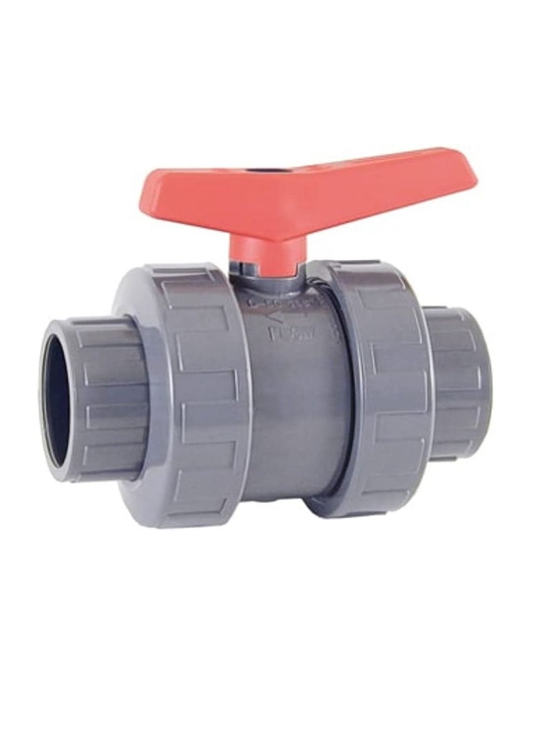 PVC Cepex PVC Heavy Duty Water Supply Pipe Fittings for Swimming Pool, Agriculture, Irrigation & Commercial Plumbing Use (75 MM, Union Ball Valve (Anti Block))  - Image 3