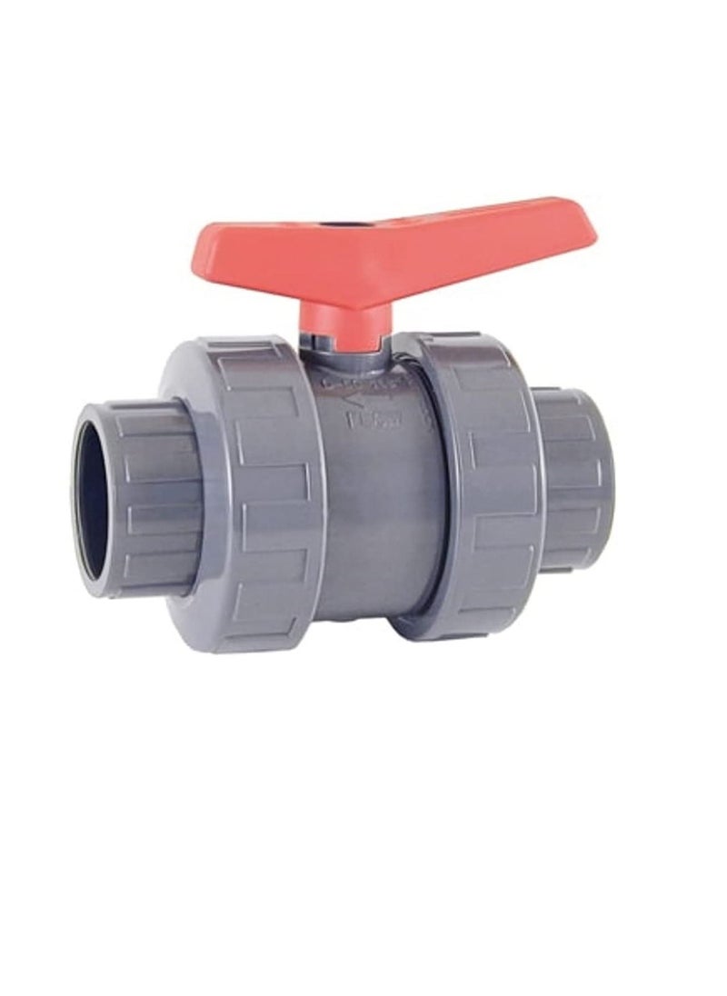 PVC Cepex PVC Heavy Duty Water Supply Pipe Fittings for Swimming Pool, Agriculture, Irrigation & Commercial Plumbing Use (75 MM, Union Ball Valve (Anti Block))  - Image 2