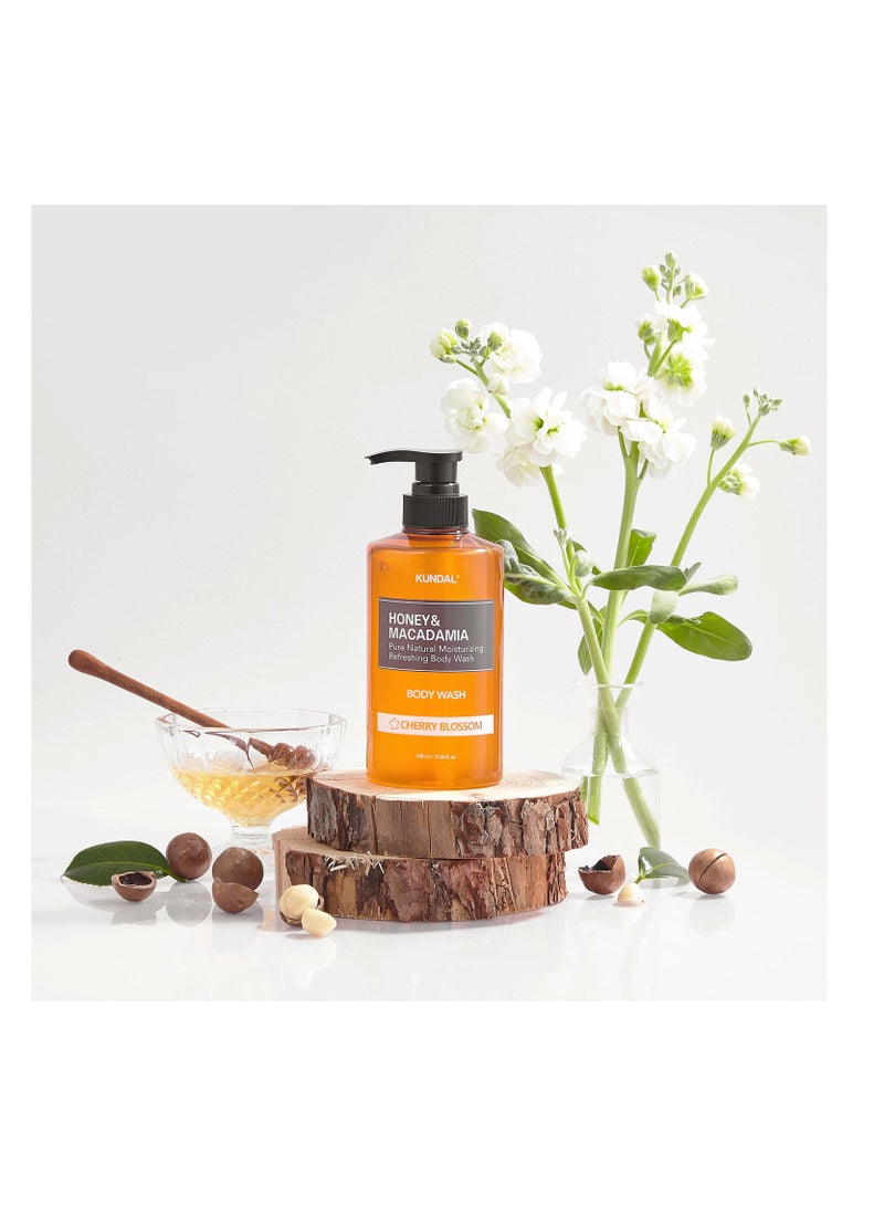 كاندال غسول الجسم النقي بالعسل والمكاديميا بزهرة الكرز 500 مل - Image 2