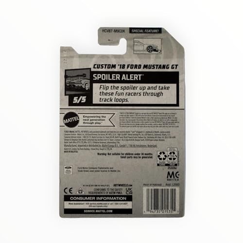 Hot Wheels Custom '18 Ford Mustang GT, Spoiler Alert 5/5 - Image 2