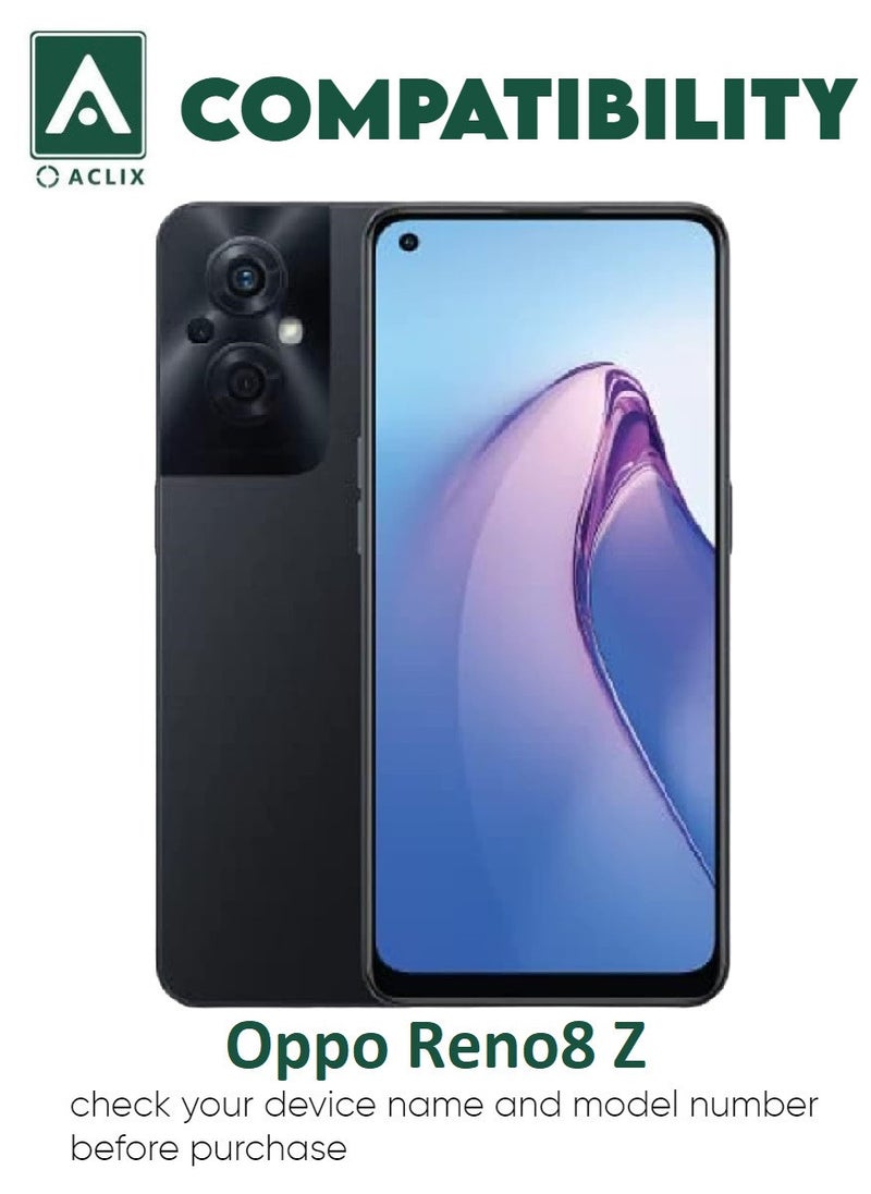 ACLIX 4 Pieces Antistatic ESD Dustproof Premium Quality High Definition Tempered Glass Screen Protector Designed For Oppo Reno8 Z - Image 3