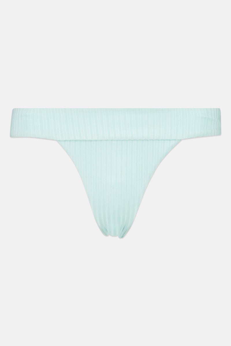 Reserved Women 1,Pc Ribbed Bikini Bottom, Turquoise - Image 3