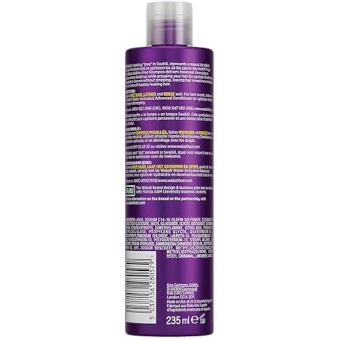 Wakati SULFATE-FREE NON-STRIPPING AUTO-DETANGLING SHAMPOO FOR NATURAL AFRO HAIR 235 ML - Image 2