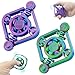 oyeftp 2PCS Fidget Spinners for Teens Adults 3D Printed Fidget Spinners Toy ADHD Autism Sensory Stress Relief Toys Office Desk Toy Back to School Supplies Easter Party Favors for St Patricks Day Gift - Image 2