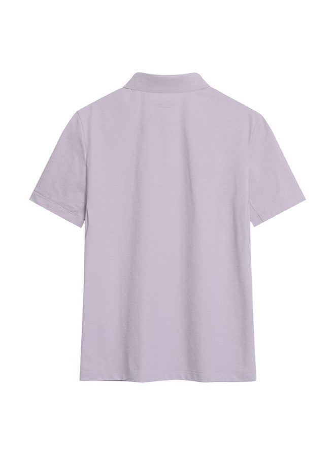 NorthLand New Women'S Sun Protection Quick-Drying Polo Shirt Outdoor Hiking Antibacterial Elastic Collar Short Sleeve T-Shirt - Image 3