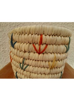 Bazaar Misr Storage wicker basket tassel with handle  - Image 2