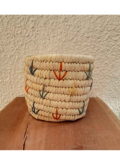 Bazaar Misr Storage wicker basket tassel with handle  - Image 3