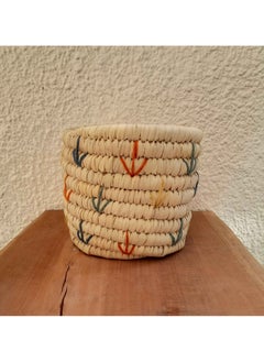 Bazaar Misr Storage wicker basket tassel with handle  - Image 4