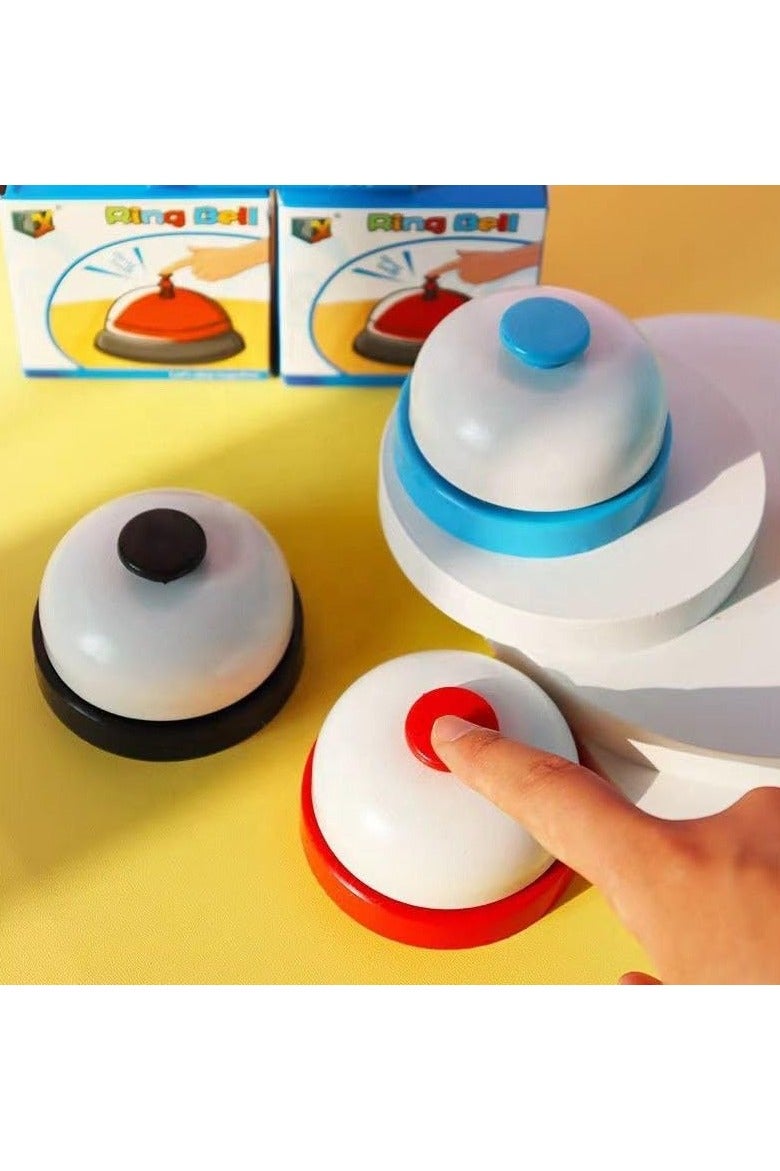 جرس المكتب، طاولة العشاء، مسابقة الجرس، جرس التفاعل الصفي، جرس رنين للأطفال في الفصل الدراسي (أحمر) - Image 2