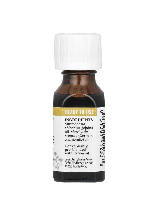 Aura Cacia أورا كاسيا، زيت أساسي نقي في زيت الجوجوبا، بابونج ألماني، 0.5 أونصة سائلة (15 مل) - Image 2