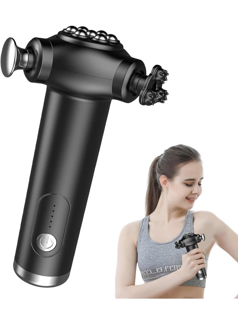 BlueFire Professional Portable Electric Massage Gun - Deep Tissue Percussion Muscle Massager for Pain Relief, Ultra-Quiet & Compact Design with 6 Speeds, 360° Magnetic Beads for Athletes, Gym & Trave - Image 1