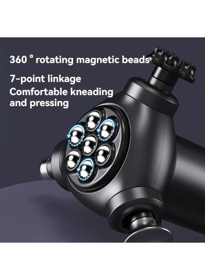 BlueFire Professional Portable Electric Massage Gun - Deep Tissue Percussion Muscle Massager for Pain Relief, Ultra-Quiet & Compact Design with 6 Speeds, 360° Magnetic Beads for Athletes, Gym & Trave - Image 4