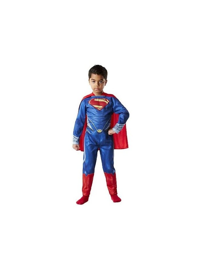 Rubies Official DC Justice League Superman Kids Costume, Super Hero Fancy Dress 7-8 886504 - Image 1
