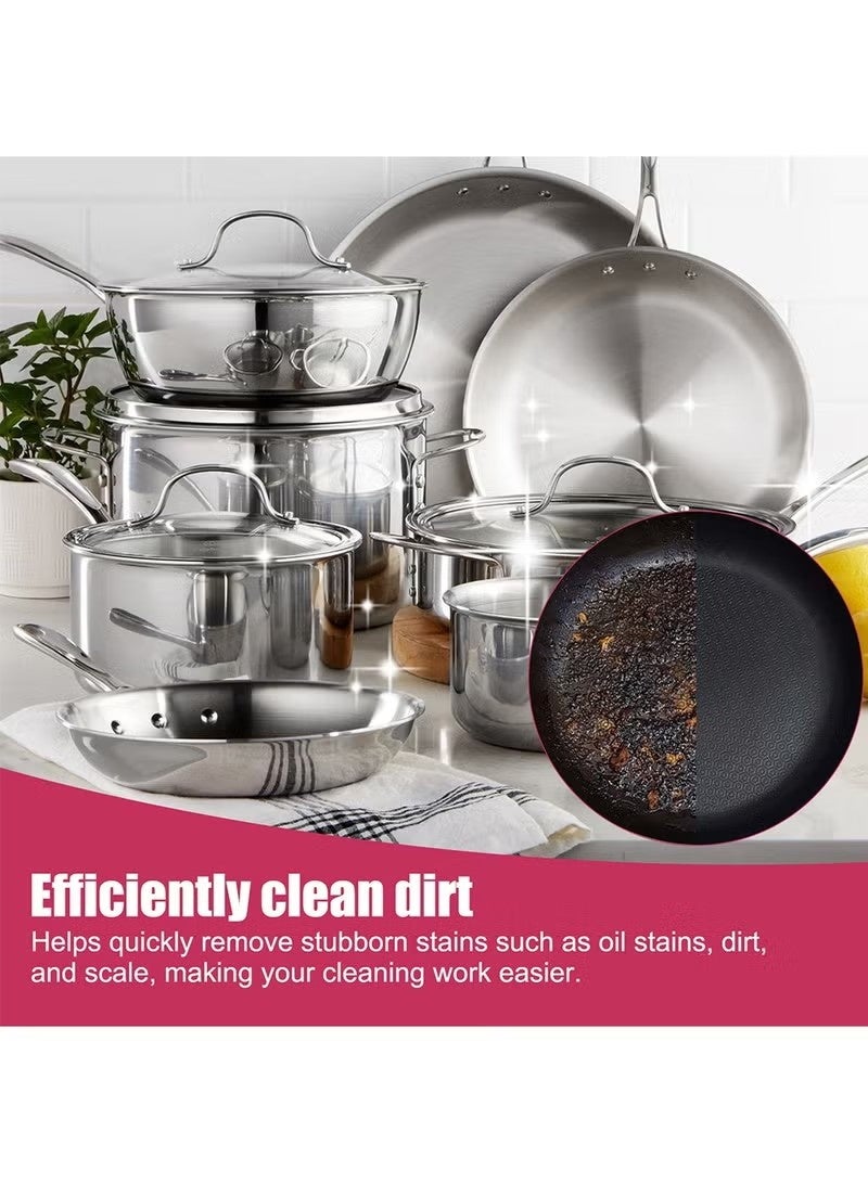 Jakehoe كريم تنظيف المطبخ متعدد الاستخدامات، كريم تنظيف أبخرة زيت المطبخ له تأثيرات متعددة في تنظيف بقع الزيت وبقع الزيت - Image 5