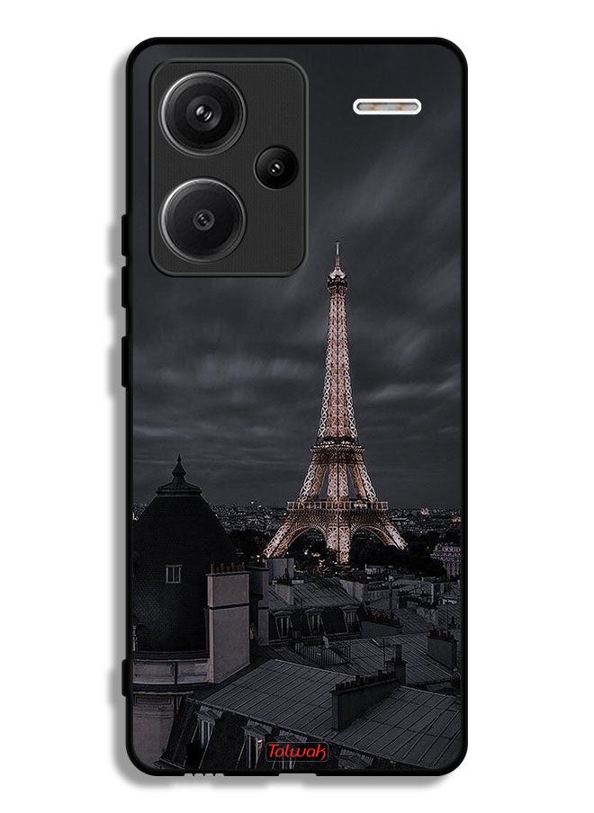 Tolwak - جراب حماية لهاتف Xiaomi Redmi Note 13 Pro Plus برج إيفل في الليل - Image 1