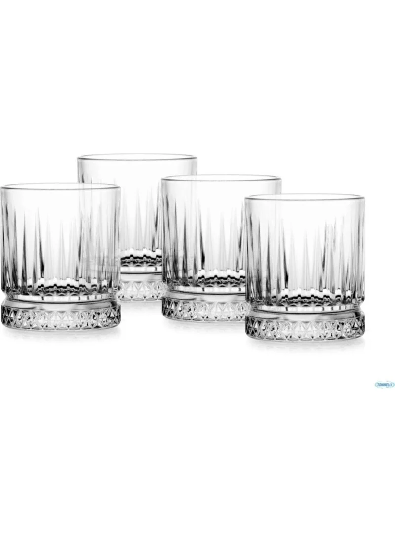 Paşabahçe Elysia Set of 4 Whiskey Glasses 355 Cc