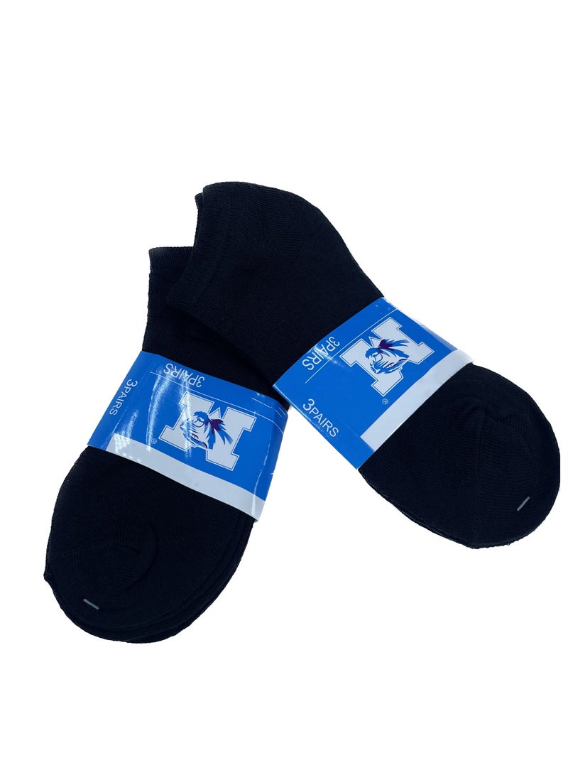 الوصيف 6 زوج جوارب ولادي اسود