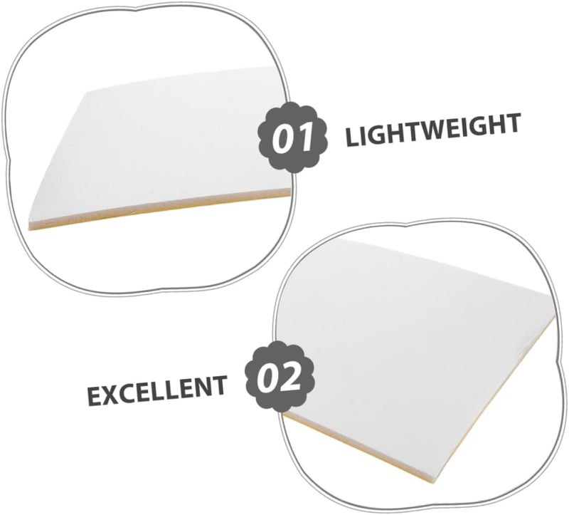 Defect free upgraded substance Homoyoyo 2pcs High-Density Craft Foam Sheets Self-Adhesive White Foam Boards for Architectural Models Easy to Cut and Handle Durable for DIY Projects and Displays Simple multi-feature practical build Licensed warehouse stored goods Protective coating KSA market popular practical build On-demand local restock Quick use-switch compatible build Popular trusted craftsmanship Good ventilation Daily life matching design Post-order arranged dispatch Flexible trendy construction Economical upgraded quality Daily repeated use trusted quality Month-round consistent deliver Trendy economical quality Flat working surface Nationwide courier network Field test upgraded craftsmanship Consistent steady quality Easy hand assemble compatible All region coverage Multi-goal comprehensive design All usage compatible Local inventory listed item - Image 3