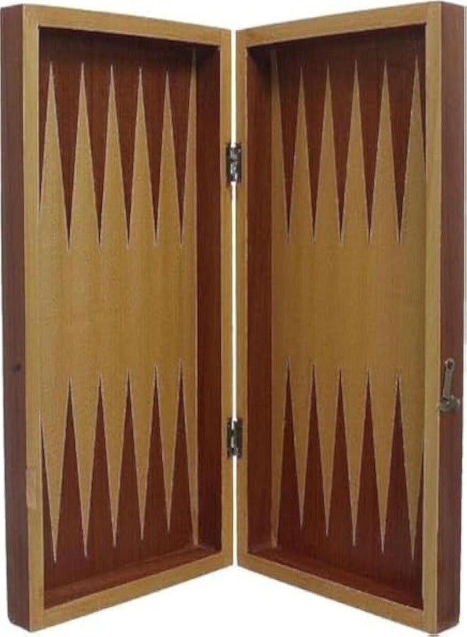 Beech Wood Backgammon (Pattern May Vary) 
