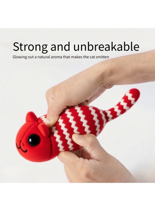 LumiArk Catnip Fish Pet Toy for Cats and Dogs - Durable Linen Bite - Resistant Chew Toy, Interactive Teething Toy for Indoor Pets - Image 4