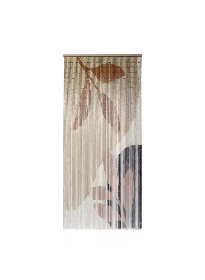 LUANCE Decorative Bamboo Beaded Door Curtain Multicolour 90 x 200 cm 5502760 - Image 2