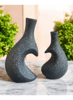Generic Set of 2 decorative ceramic vases for the office and home  - Image 3
