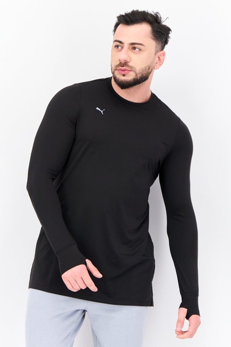 PUMA Men Sportswear Fit Long Sleeves Training T-Shirt, Black - Image 1