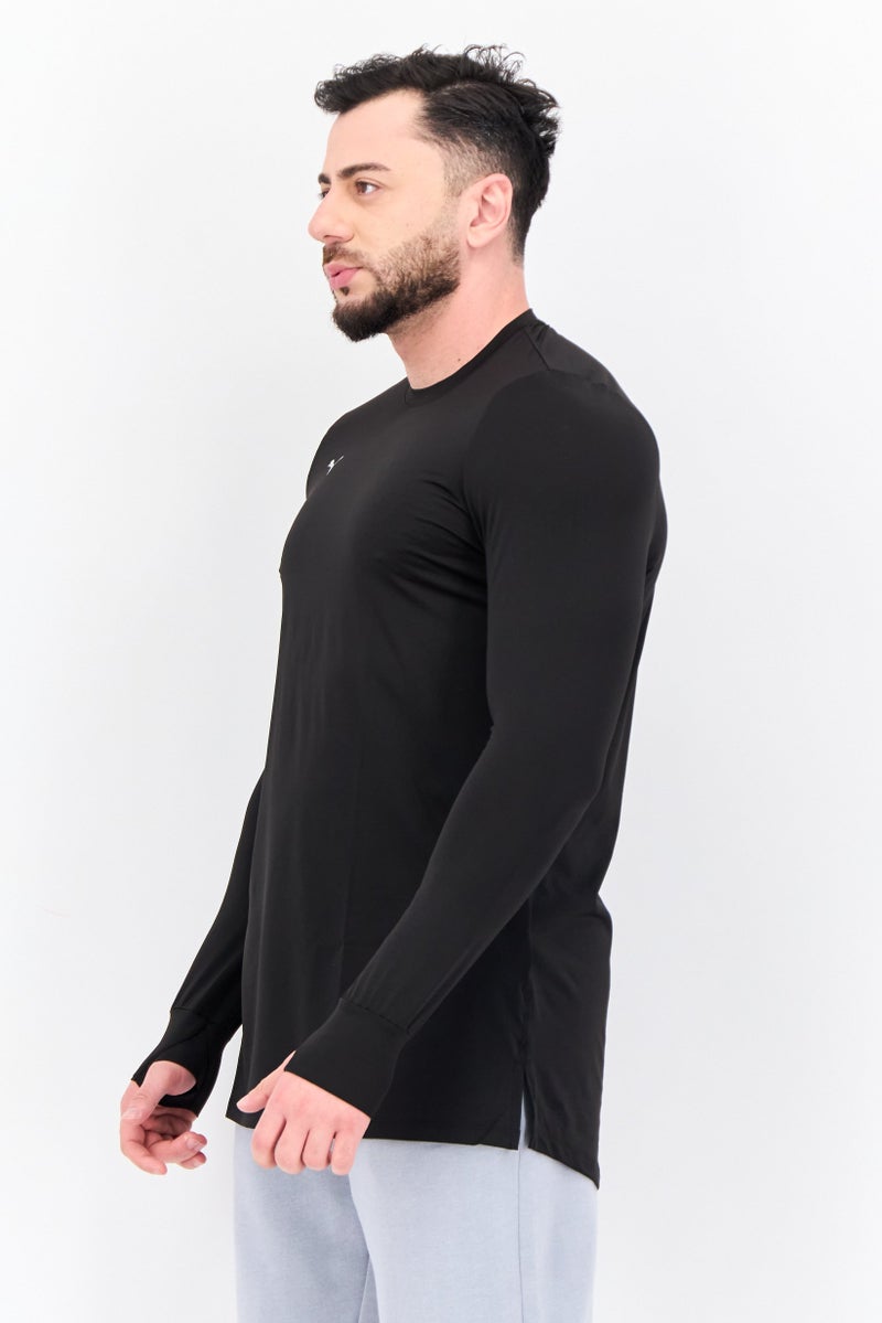PUMA Men Sportswear Fit Long Sleeves Training T-Shirt, Black - Image 2