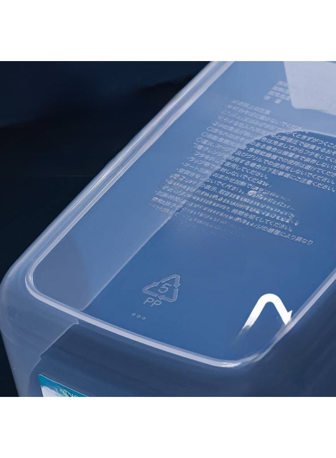 Refrigerator Fresh-keeping Box Kitchen Food Sealed Box Plastic Food Grade Lunch Box Frozen Fruit And Vegetable Refrigerator Storage Box-Specifications:Can Be Stacked 300ml*3 (the Cap Cannot Be Microwaved)  - Image 3