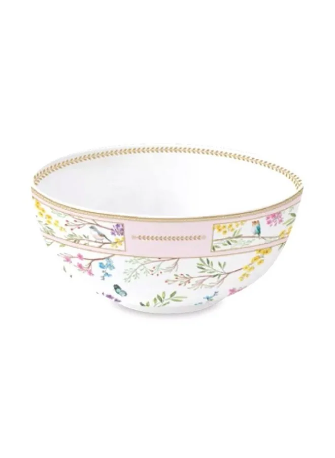Easy Life Birds Melody Porcelain Salad Bowl Multicolor 15cm R1191#BIME