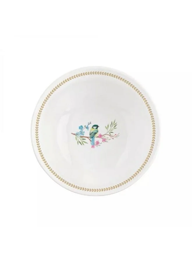 Easy Life Birds Melody Porcelain Salad Bowl Multicolor 15cm R1191#BIME