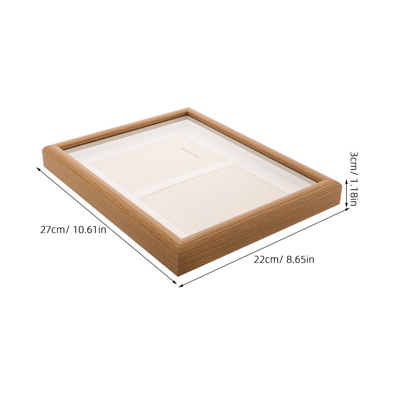 Marathon Medal Memory Box, Versatile Wooden Frame for Honoring Sports Achievements Indoors - Image 2