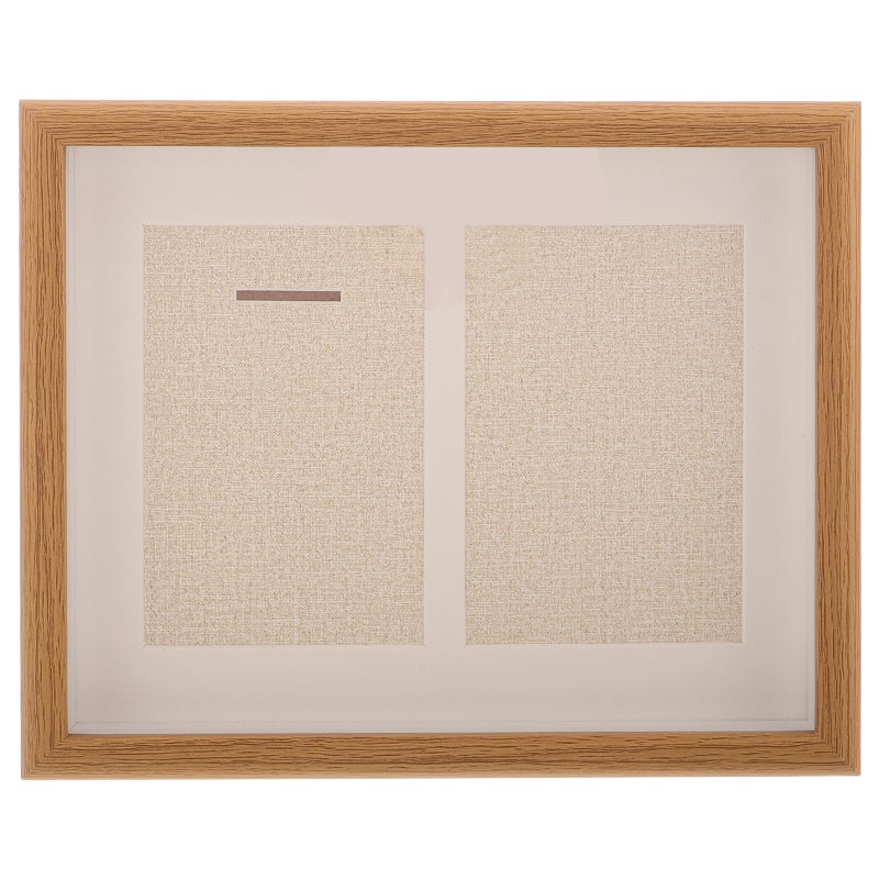 Marathon Medal Memory Box, Versatile Wooden Frame for Honoring Sports Achievements Indoors - Image 1