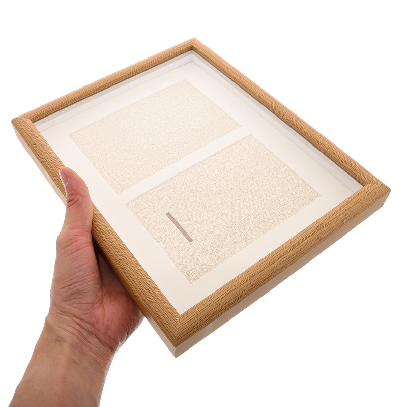 Marathon Medal Memory Box, Versatile Wooden Frame for Honoring Sports Achievements Indoors - Image 3