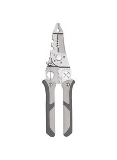 XBEY XBEY 5 in 1 Multifunctional Plier Set with 5 Interchangeable Tool Head Wire Stripper Crimping Plier Cable Cutter Electrician Scissor Linesman Plier Kit Special Cream Wire Stripper  - Image 1
